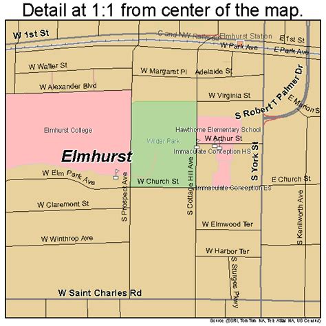 street names in elmhurst il.